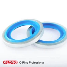 Blå NBR Bonded Seals Self-center